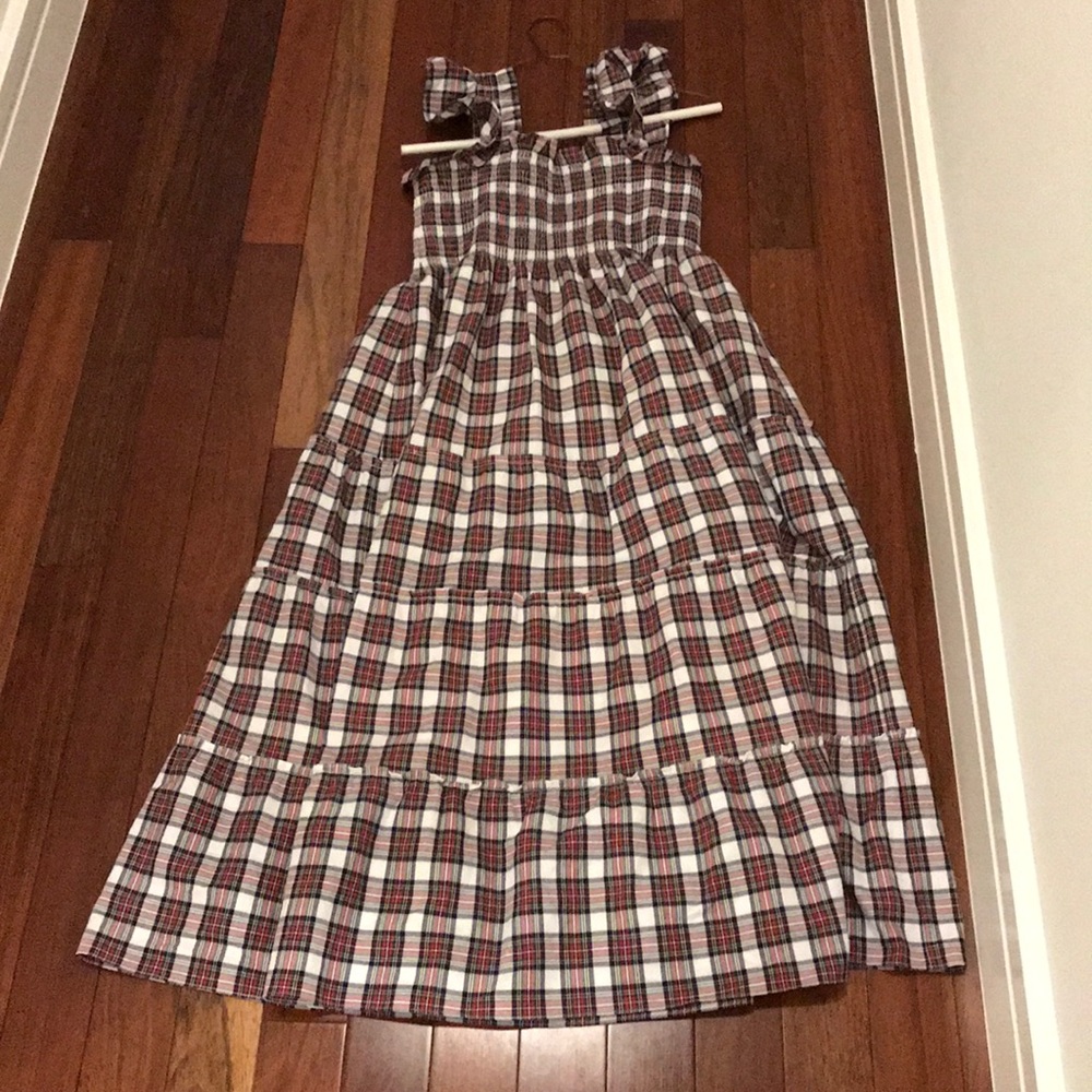 Hill House Home Ellie Nap dress in Multi tartan
